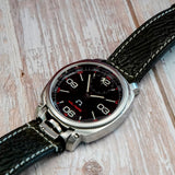 Anonimo Militare Watch 43mm Mod. 2004 Opera Meccana Wristwatch Black Dial - Original Strap