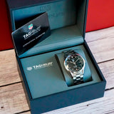 Tag Heuer Carrera Twin-Time Automatic Watch WV2115-0 GMT Date 39mm ALL S.S. Box & Papers