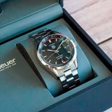 Tag Heuer Carrera Twin-Time Automatic Watch WV2115-0 GMT Date 39mm ALL S.S. Box & Papers