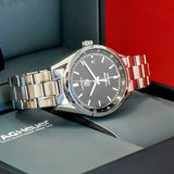 Tag Heuer Carrera Twin-Time Automatic Watch WV2115-0 GMT Date 39mm ALL S.S. Box & Papers