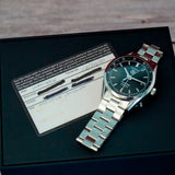 Tag Heuer Carrera Twin-Time Automatic Watch WV2115-0 GMT Date 39mm ALL S.S. Box & Papers