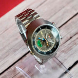 1969 Omega Flightmaster Chronograph Watch 143.013 Cal. 910 17 Jewels  43mm - ALL S.S. Original Bracelet
