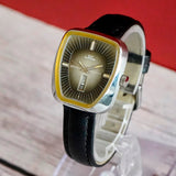 1960s Ladies Glycine Compressor Automatic Watch 365.201 Day/Date 28mm S.S. NOS