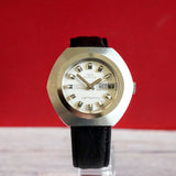 Vintage NOS Glycine Vacuum High Frequency Manual Watch 343.121 Day/Date 42mm SS