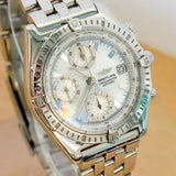 Breitling Chronomat Automatic Watch A13352 Date MOP Dial 40mm ALL S.S.