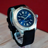 Breitling Colt Automatic Watch A17388 Chronometer Date Blue Dial 44mm S.S.
