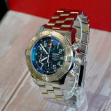 Breitling Avenger Skyland "Blue Thunder" Automatic Watch A13380 Chronograph Date 45mm ALL S.S.