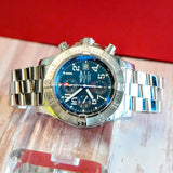 Breitling Avenger Skyland "Blue Thunder" Automatic Watch A13380 Chronograph Date 45mm ALL S.S.