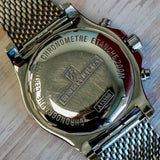 Breitling Colt Chronograph Automatic Watch A13388 Date 44mm ALL S.S. Mesh Band