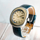 1970s NOS Glycine Vacuum High Frequency Mechanical Watch 343.111 Day/Date 38mm S.S.