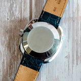 1970s NOS Glycine Vacuum High Frequency Mechanical Watch 343.111 Day/Date 38mm S.S.