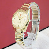 1970 Omega Electronic f300Hz Chronometer Watch CD 198.001 Date Tunning Fork 1250