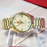 1970 Omega Electronic f300Hz Chronometer Watch CD 198.001 Date Tunning Fork 1250