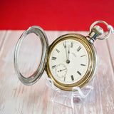 1883 Waltham Pocket Watch 18s Key Wind/Set Grade Wm. Ellery 11 Jewels - With Key