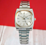 1977 Omega Seamaster Automatic Watch 166.0225 Day/Date Cal. 1022 "TV-Shaped" Case ALL S.S. - Original Omega Bracelet