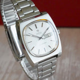 1977 Omega Seamaster Automatic Watch 166.0225 Day/Date Cal. 1022 "TV-Shaped" Case ALL S.S. - Original Omega Bracelet