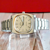 1977 Omega Seamaster Automatic Watch 166.0225 Day/Date Cal. 1022 "TV-Shaped" Case ALL S.S. - Original Omega Bracelet