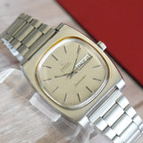 1977 Omega Seamaster Automatic Watch 166.0225 Day/Date Cal. 1022 "TV-Shaped" Case ALL S.S. - Original Omega Bracelet