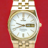 1977 Omega Constellation Chronometer Quartz Watch Day/Date 34mm ALL 10K GF Original Bracelet