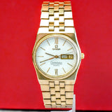 1977 Omega Constellation Chronometer Quartz Watch Day/Date 34mm ALL 10K GF Original Bracelet