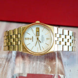 1977 Omega Constellation Chronometer Quartz Watch Day/Date 34mm ALL 10K GF Original Bracelet