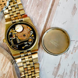 1977 Omega Constellation Chronometer Quartz Watch Day/Date 34mm ALL 10K GF Original Bracelet