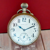 Vintage Tiffany & Co. Oversized "Goliath" Pocket Watch Openface 70mm Swiss Made