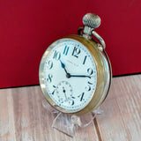Vintage Tiffany & Co. Oversized "Goliath" Pocket Watch Openface 70mm Swiss Made