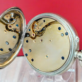 Vintage Tiffany & Co. Oversized "Goliath" Pocket Watch Openface 70mm Swiss Made