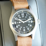 Hamilton Khaki Field Mechanical Watch H694390 38mm S.S. ALL Original - 2-Box & Papers
