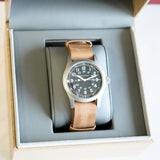 Hamilton Khaki Field Mechanical Watch H694390 38mm S.S. ALL Original - 2-Box & Papers