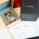 Hamilton Khaki Field Mechanical Watch H694390 38mm S.S. ALL Original - 2-Box & Papers