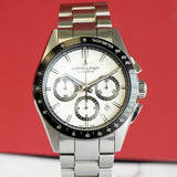 Hamilton Jazzmaster Performer Automatic Chronograph Watch H366060 42mm ALL S.S. - ALL Original 2-Box & Papers