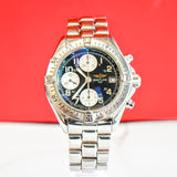 Breitling Colt Chronograph Automatic Watch A13035.1 Date 41mm Black Dial ALL S.S.
