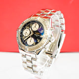 Breitling Colt Chronograph Automatic Watch A13035.1 Date 41mm Black Dial ALL S.S.
