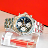 Breitling Colt Chronograph Automatic Watch A13035.1 Date 41mm Black Dial ALL S.S.