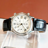 Baume & Mercier Baumatic Chronograph Watch MV040122 Date 36mm S.S. - Original Strap & Clasp