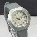 1970s NOS Glycine Vacumm High Frequency Mechanical Watch 343.121 Day/Date 42mm S.S.