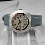 1970s NOS Glycine Vacumm High Frequency Mechanical Watch 343.121 Day/Date 42mm S.S.