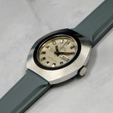 1970s NOS Glycine Vacumm High Frequency Mechanical Watch 343.121 Day/Date 42mm S.S.