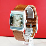 1970s NOS Glycine Compressor High Frequency Automatic Watch 344.171 Day/Date 35mm S.S. TV-Shaped Case