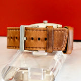 1970s NOS Glycine Compressor High Frequency Automatic Watch 344.171 Day/Date 35mm S.S. TV-Shaped Case