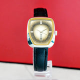 1960s Ladies Glycine Compressor Automatic Watch 365.201 Day/Date 28mm S.S. NOS