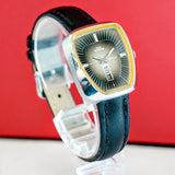 1960s Ladies Glycine Compressor Automatic Watch 365.201 Day/Date 28mm S.S. NOS