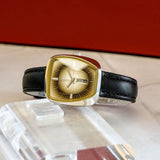1960s Ladies Glycine Compressor Automatic Watch 365.201 Day/Date 28mm S.S. NOS