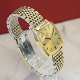 1972 Omega Geneve Automatic Watch 162.0010 Date 24 Jewels 32mm - ALL Gold S.S.