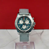 Breitling Colt Chronograph Watch A73388 Date Blue Dial 44mm S.S. Quartz COSC