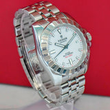Tudor Hydronaut 20010 Automatic Watch Date 41mm ALL S.S. White Dial Wristwatch