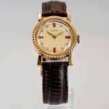 1929 Illinois Watch 15 Jewels Grade 903 Diamond & Ruby Dial 29mm Fancy Case USA