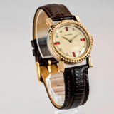 1929 Illinois Watch 15 Jewels Grade 903 Diamond & Ruby Dial 29mm Fancy Case USA